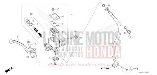 FRONT BRAKE MASTER CYLINDER SH350ASS de 2025